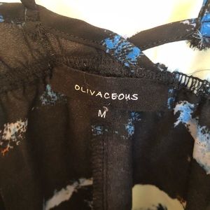 Olivaceous Dresses - Olivaceous Black Floral Romper Size Medium Olivaceous Dresses - Olivaceous Black Floral Romper Size Medium